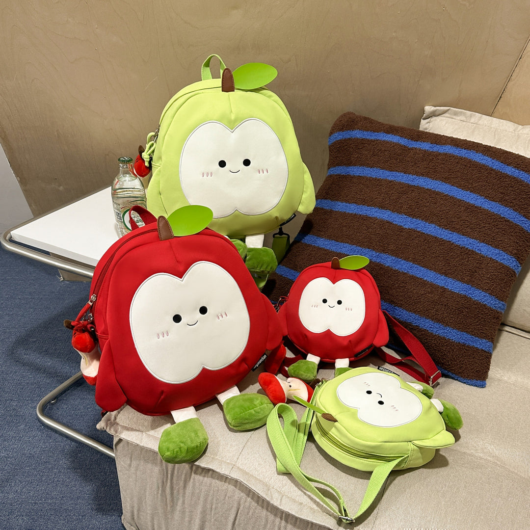 Plush Backpack in Cheerful Apple Design Kalsten