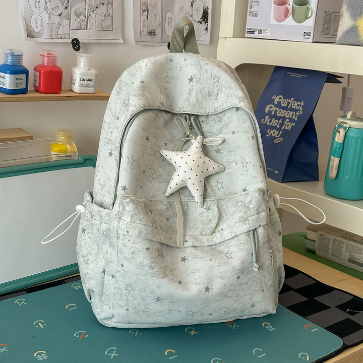 Stylish Star-Print Backpack Kalsten 1791205508