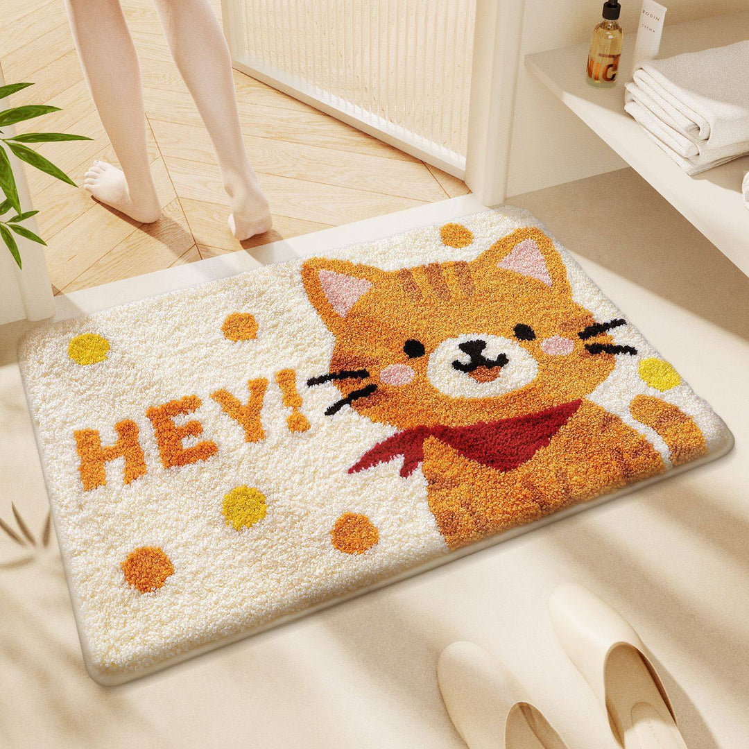 Cartoon Pony-Themed Bath Mat Kalsten