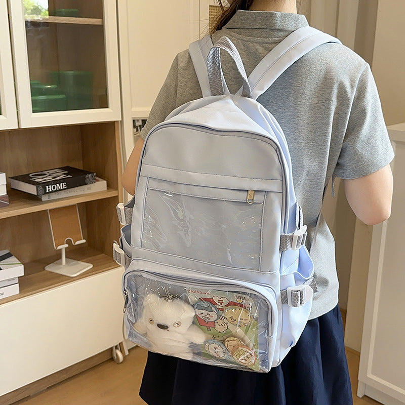Clear Front Multi-Pocket Backpack Kalsten