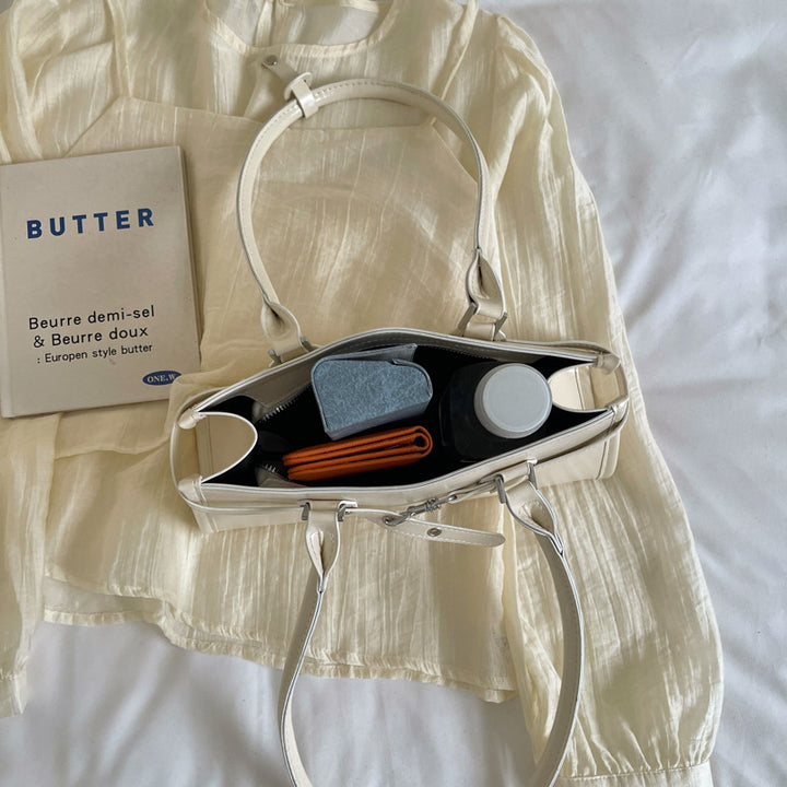 Elegant Structured Handheld Tote Bag