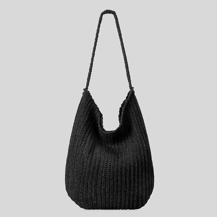 Relaxed Knit Shoulder Bag