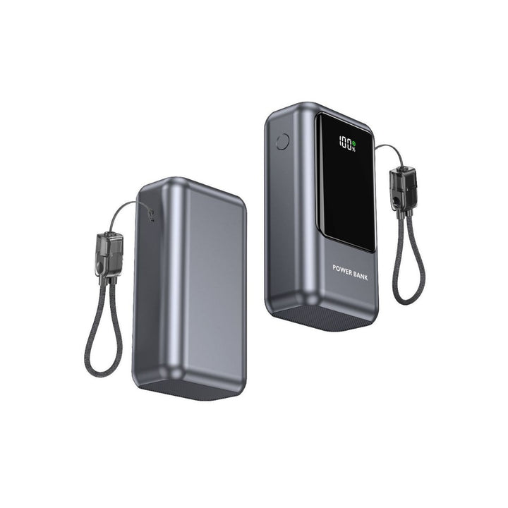 Portable power bank with digital charge indicator and compact design Kalsten