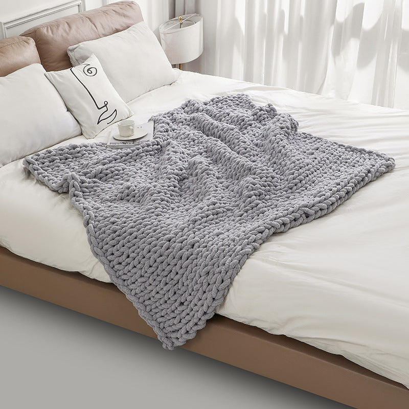 Chunky Knitted Blanket Kalsten