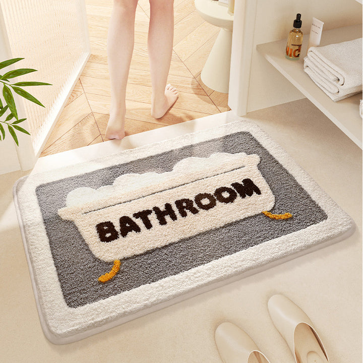Plush Bath Mat Kalsten