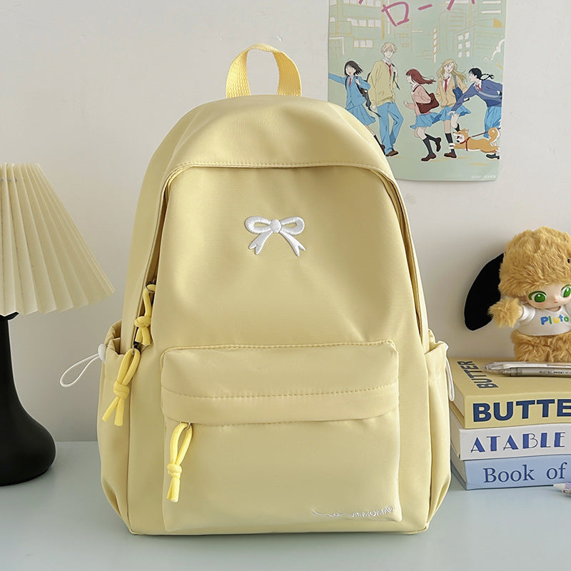 Chic Bow-Accent Backpack Kalsten