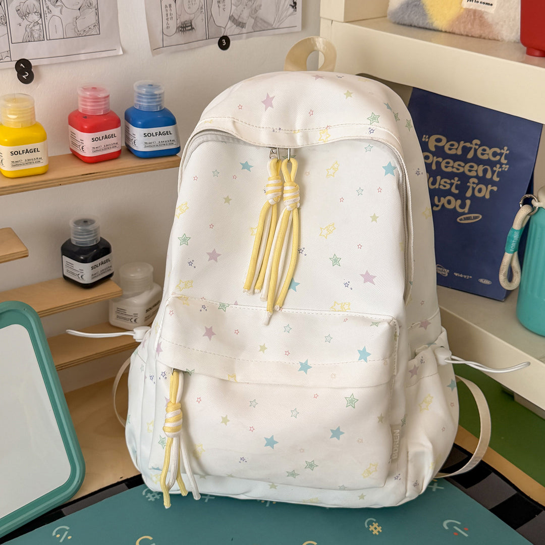 Casual Lightweight Star-Printed Backpack Kalsten