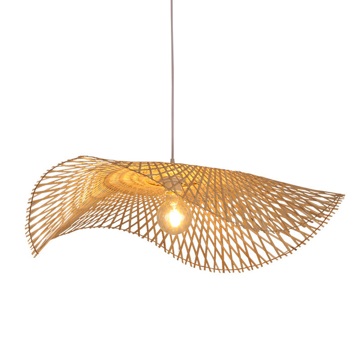 Artistic Wave-Designed Pendant Light