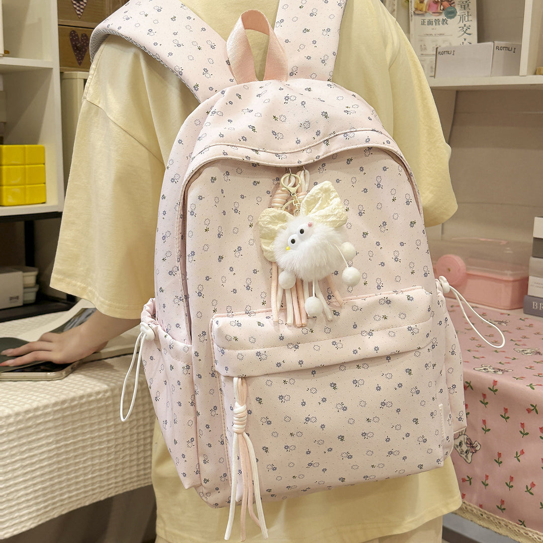 Cute Floral-Embellished Daypack Kalsten