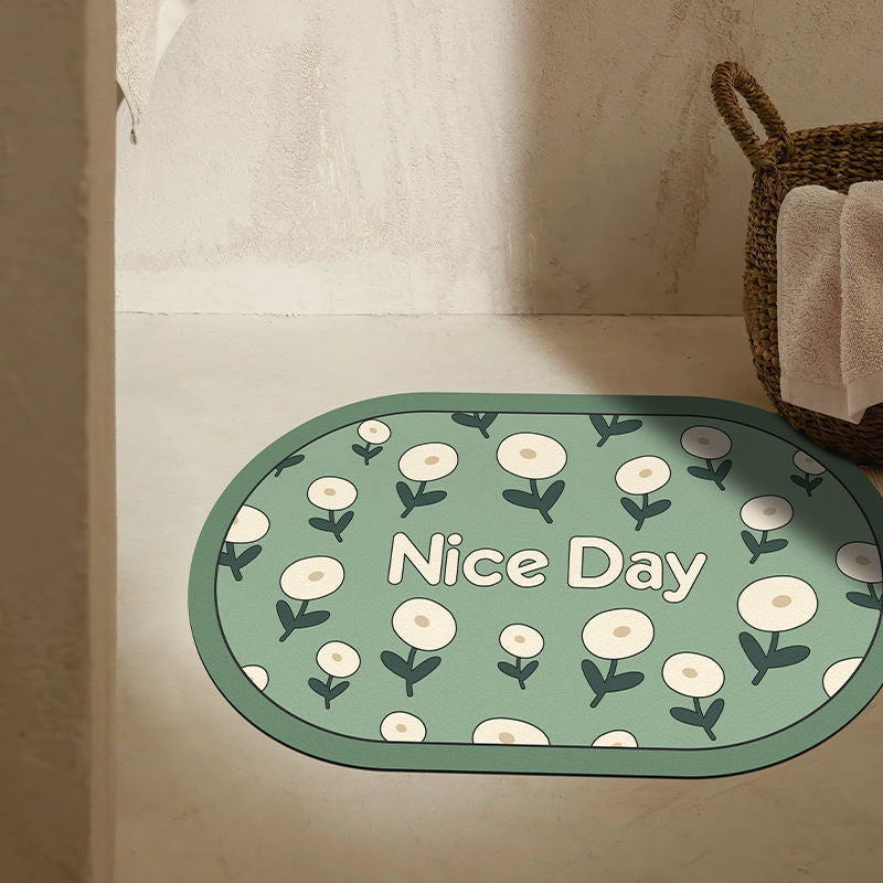 Floral Decorative Area Mat