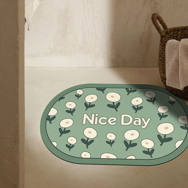 Floral Decorative Area Mat