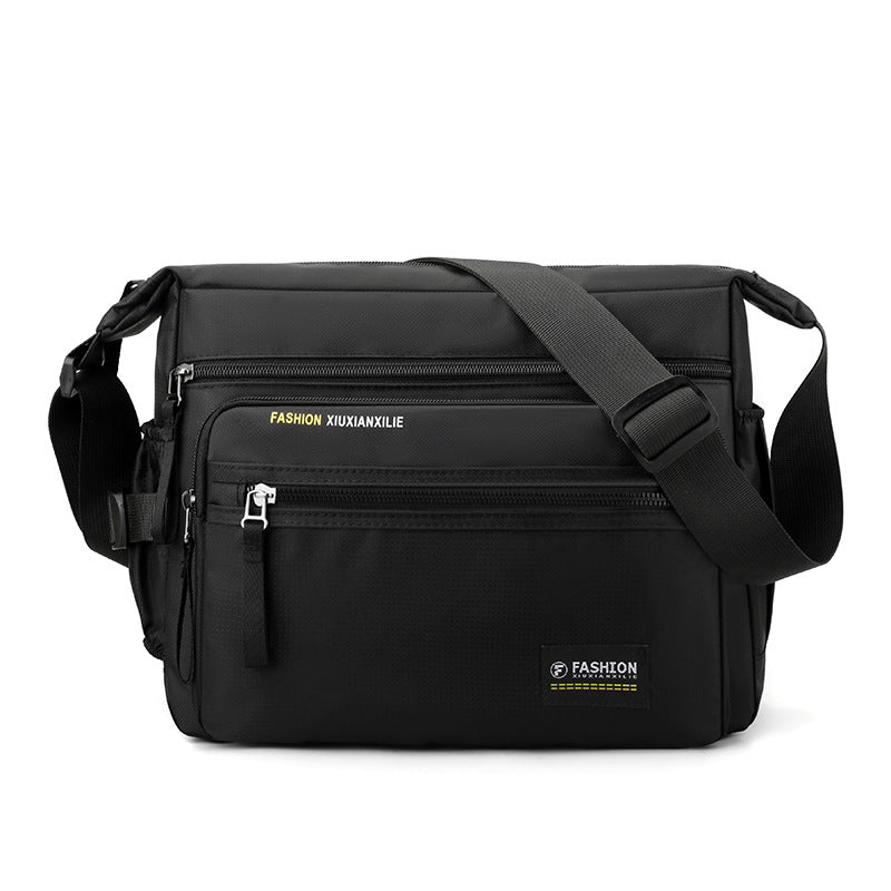 Multi-Compartment Travel Messenger Bag