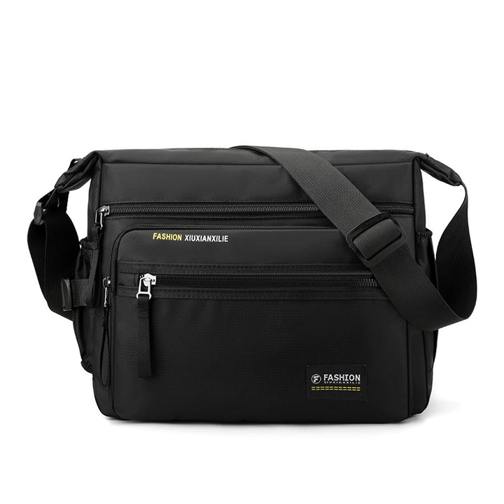 Multi-Compartment Travel Messenger Bag