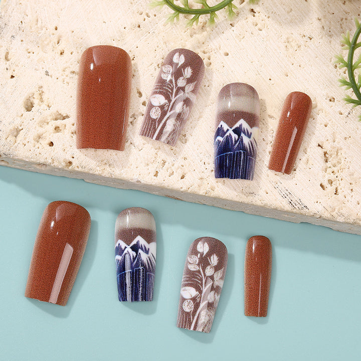 Nail Art Set with Floral Patterns Kalsten
