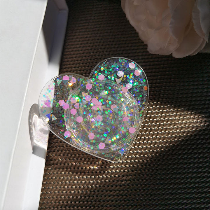 Glittering Heart-Shaped Phone Stand Kalsten