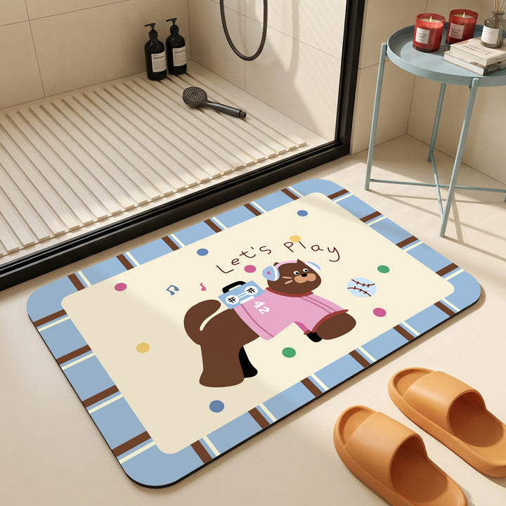 Cartoon-Themed Non-Slip Bath Mat Kalsten