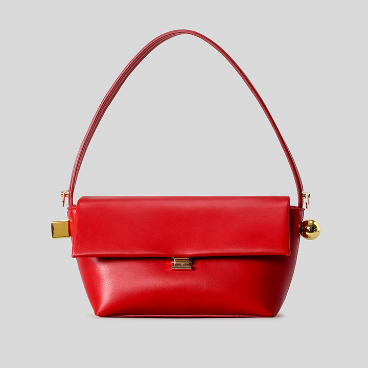 Elegant Leather Handheld Purse