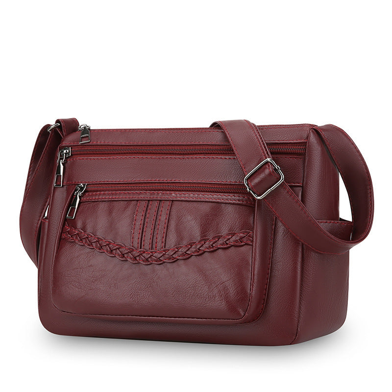 WoStylish Leather Crossbody Bag