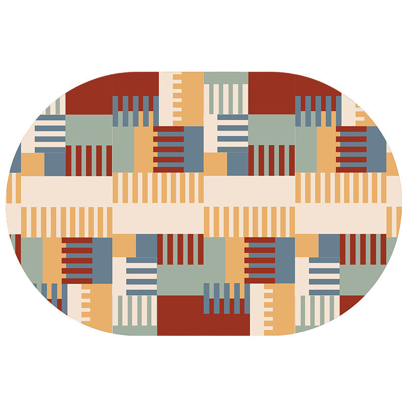Abstract Patterned Bathroom Mat