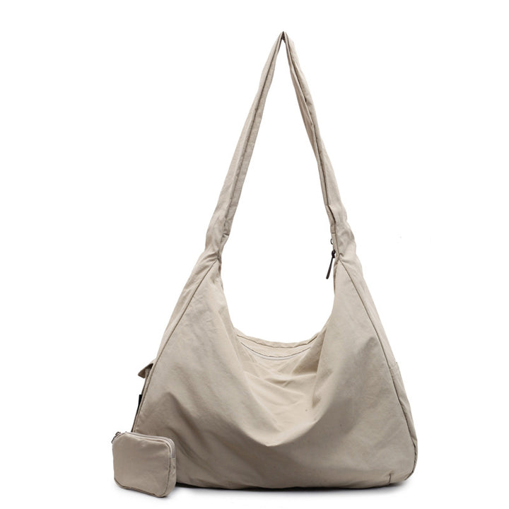 Spacious Multi-Pocket Hobo Bag