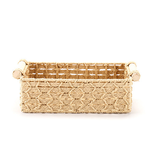 Handwoven Rectangular Storage Basket Kalsten