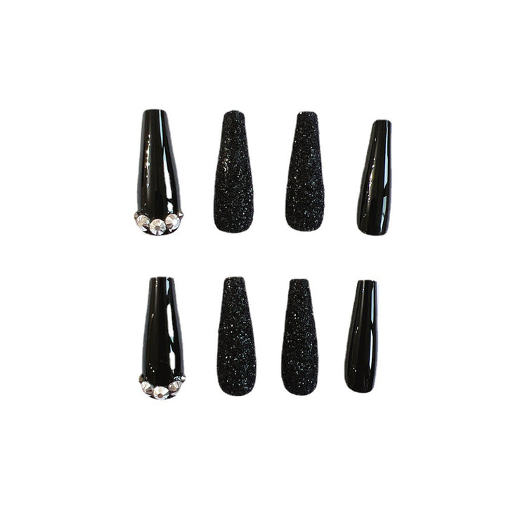 Glamorous Rhinestone-Studded Press-On Nail Tips