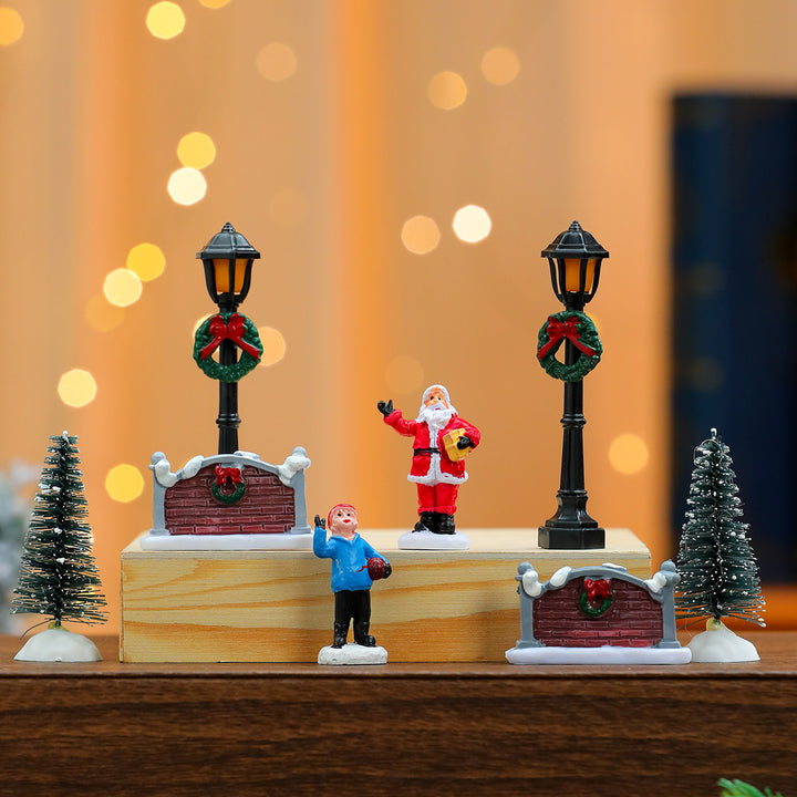 Miniature Christmas Scene Figurine Set Kalsten