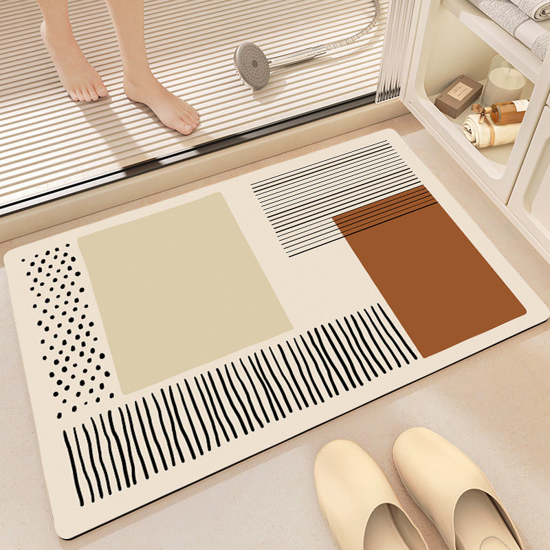 Decorative Luxe Bath Mat Kalsten