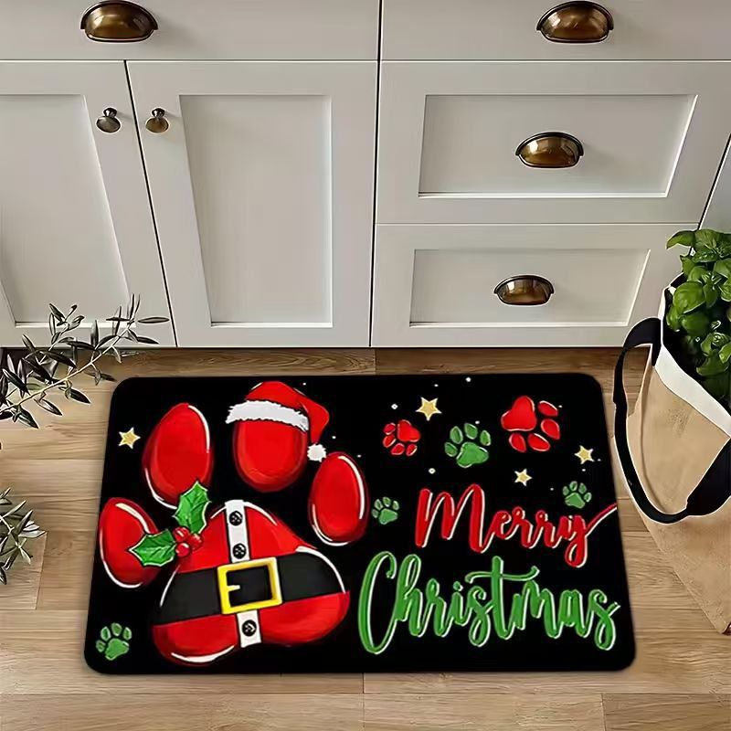 Festive Reindeer-Themed Welcome Mat Kalsten