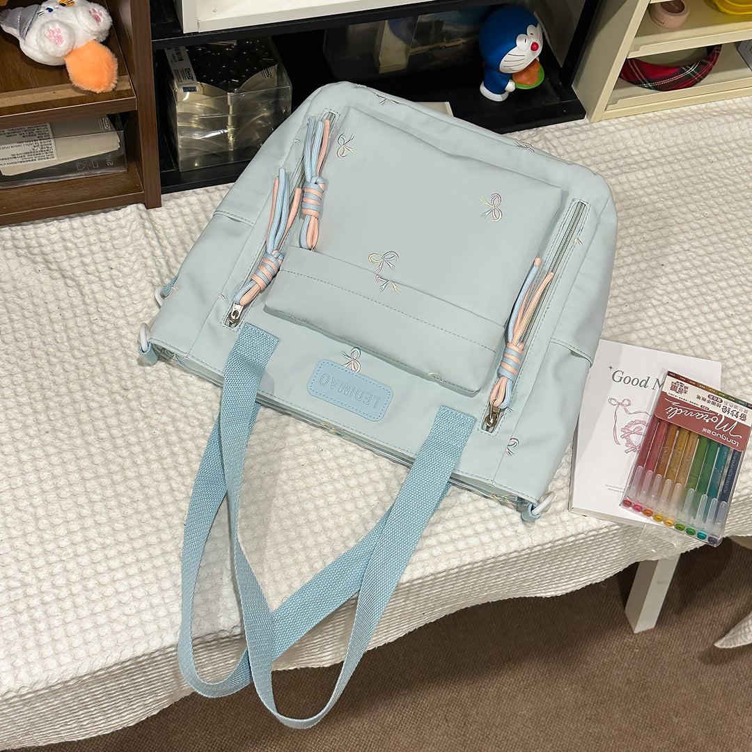 Embroidered Multi-Functional Backpack Kalsten