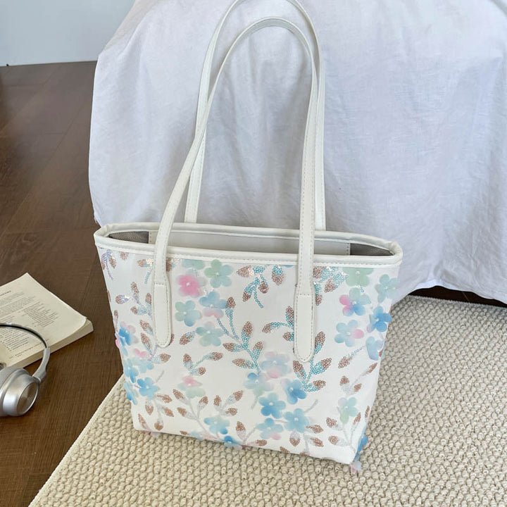 WoFloral Embellished Tote Bag Kalsten