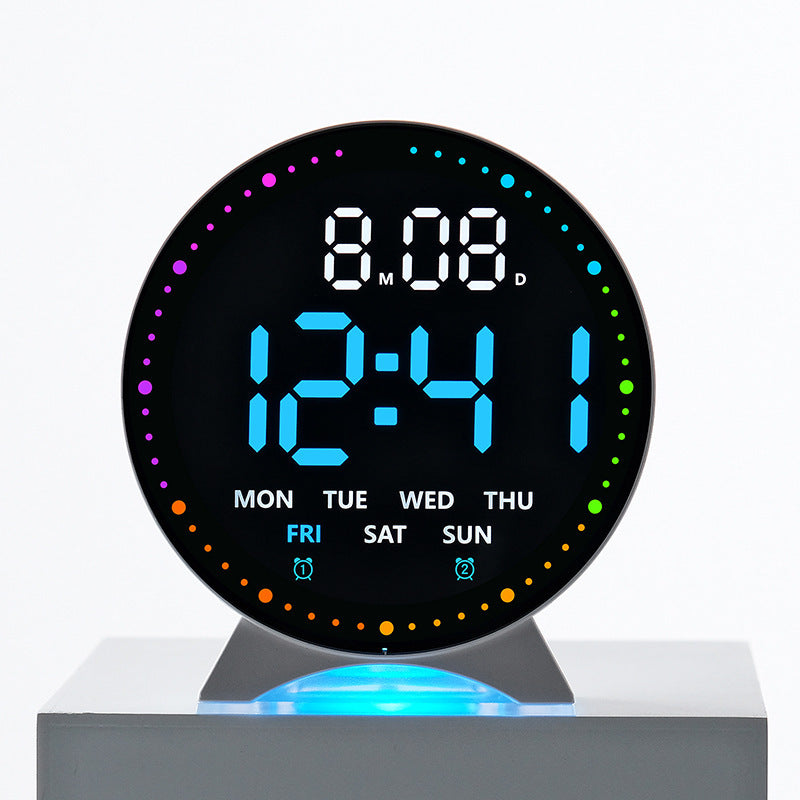 Digital alarm clock with large LED display and multifunctional display Kalsten