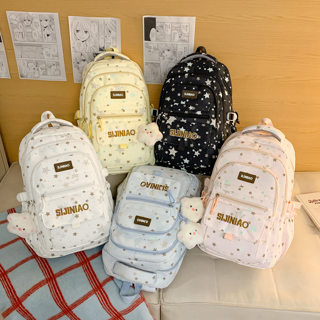 Cute Star-Embellished Everyday Backpack Kalsten