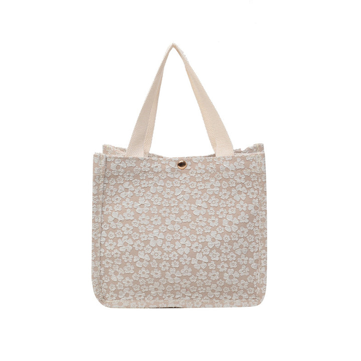 Floral Print Fabric Shoulder Bag