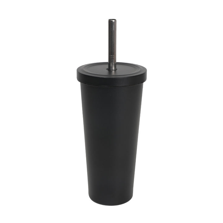 Women's High-Quality Insulated Drinking Bottle with Stainless Steel Straw Kalsten