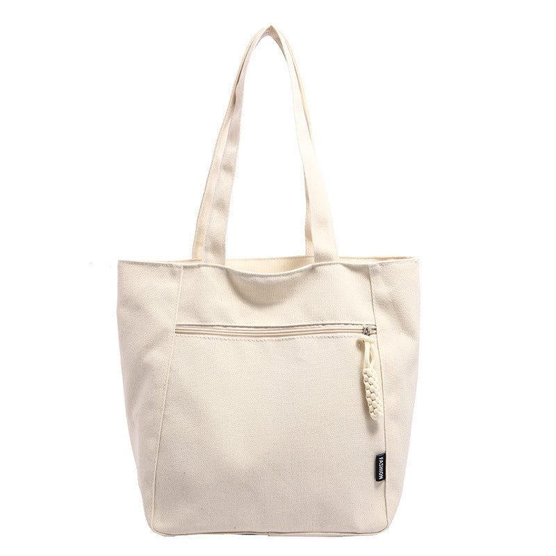 Spacious Utility Canvas Tote Bag