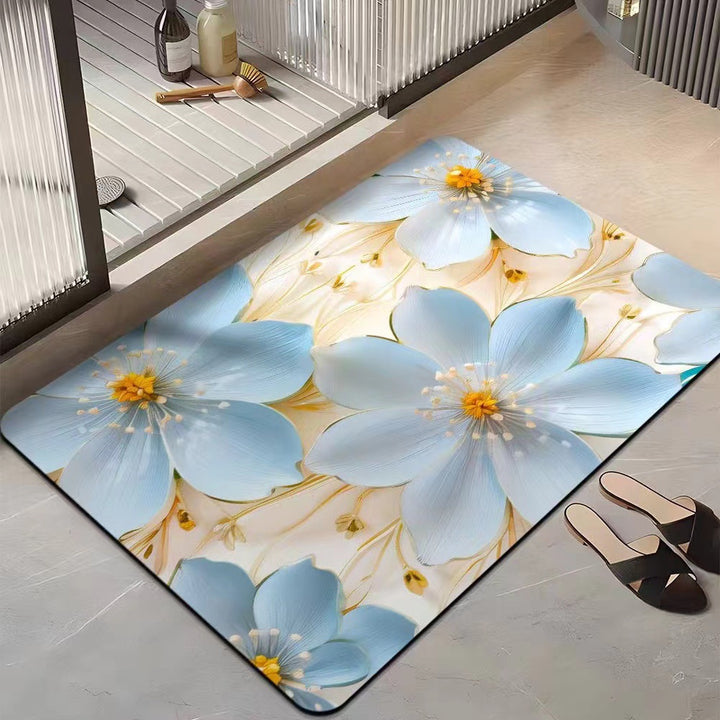 Floral-Themed Comfort Area Mat Kalsten