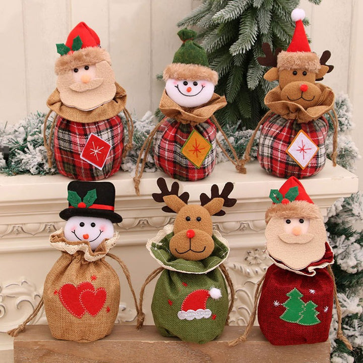 Festive Plush Bear Gift Bag Kalsten