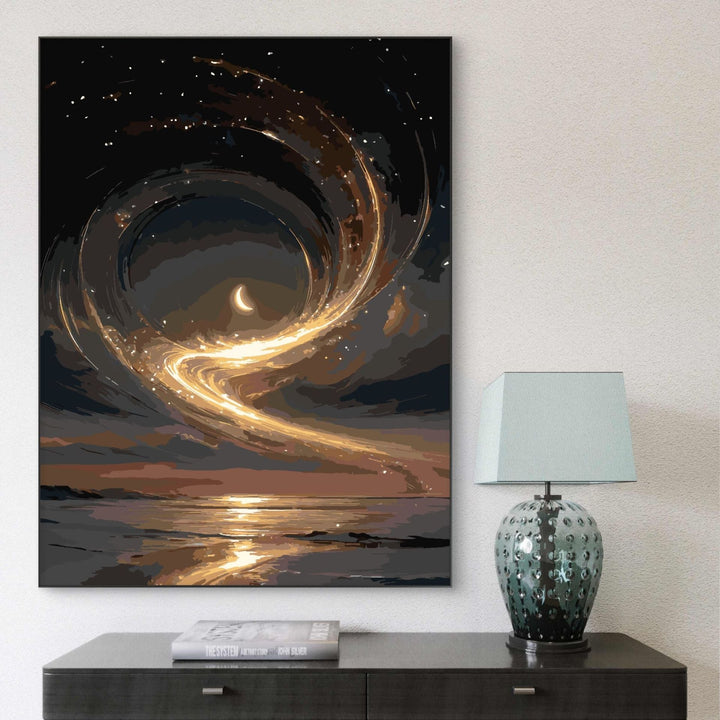 Dreamy Celestial Landscape Canvas Art Kalsten