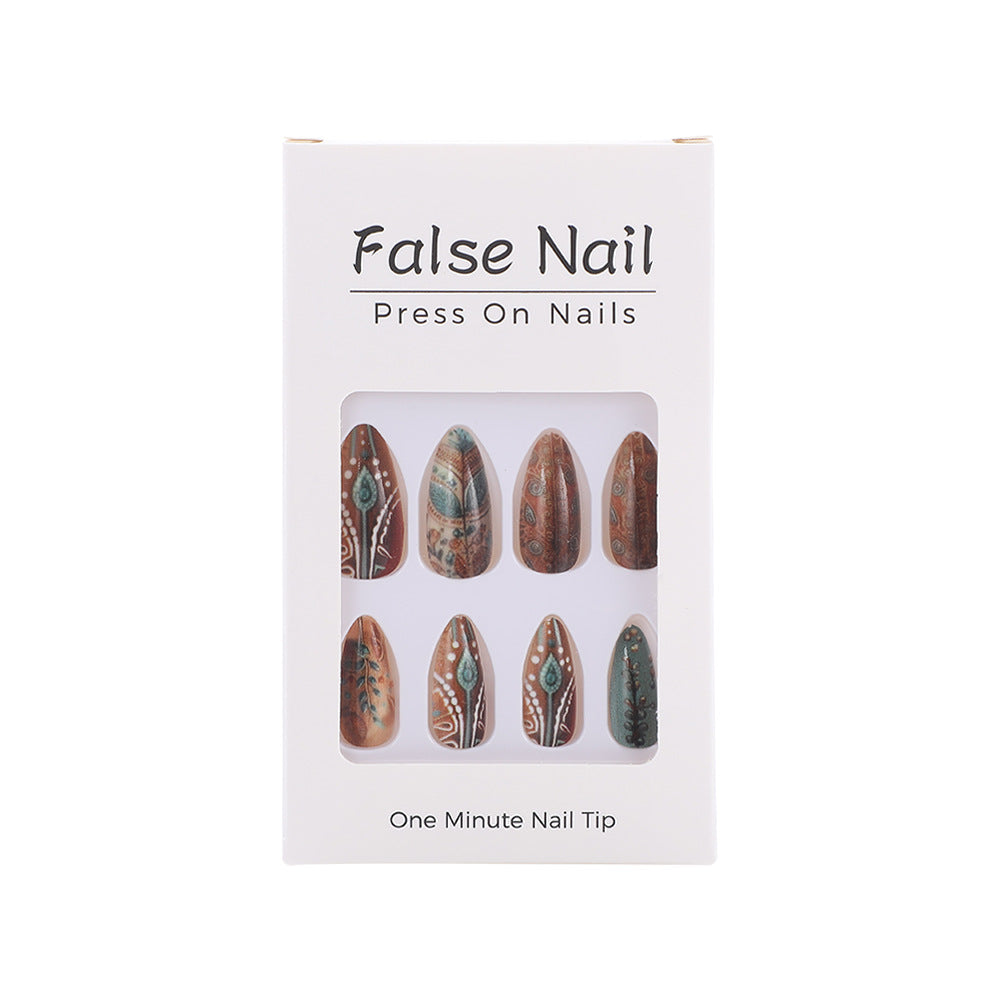Artificial nails in ethnic design Kalsten