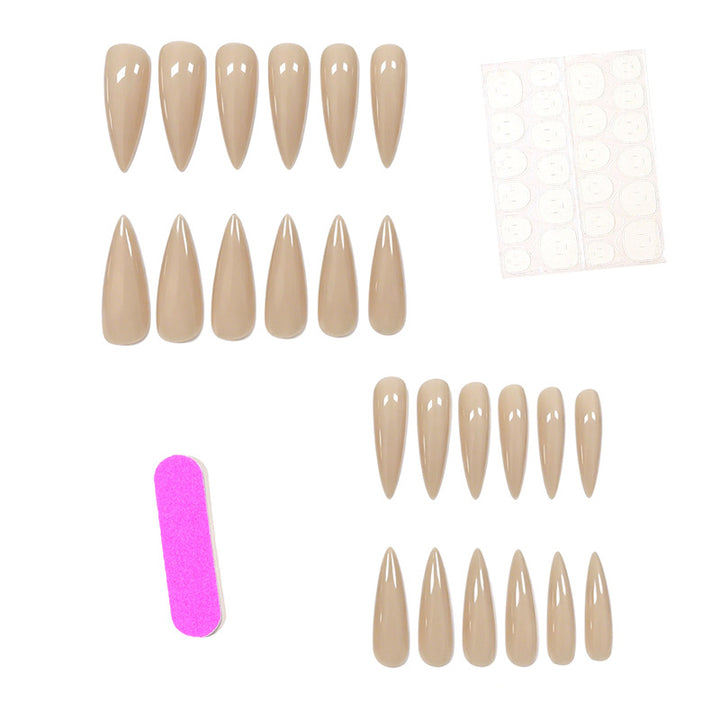Elegant Almond-Shaped Acrylic Nail Extensions Kalsten