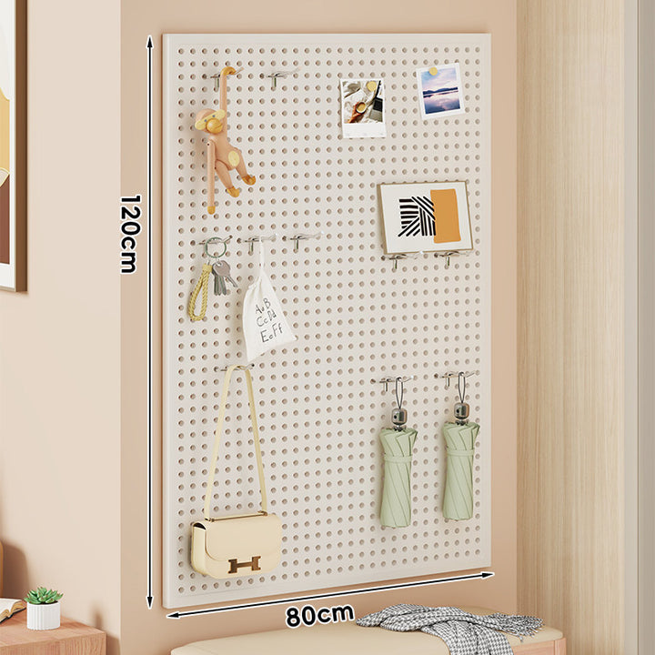 S-Shaped Offset Pegboard Utility Hooks with Support Post