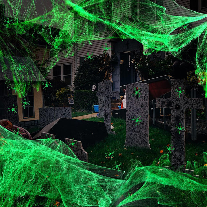 Glow-in-the-Dark Plastic Spider Decoration Kalsten