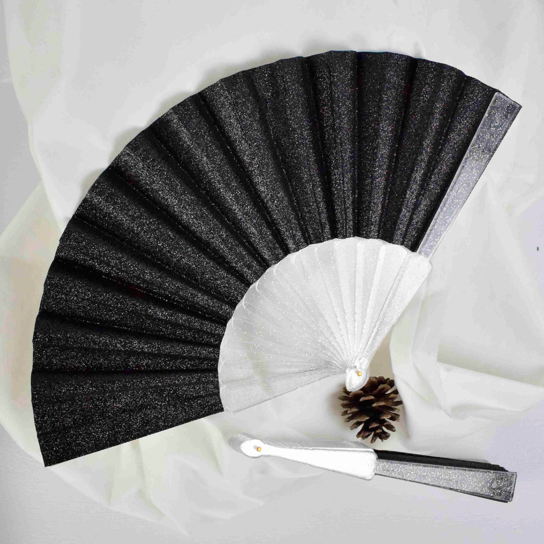 Ladies Glittering Hand Fan made of high-quality material Kalsten