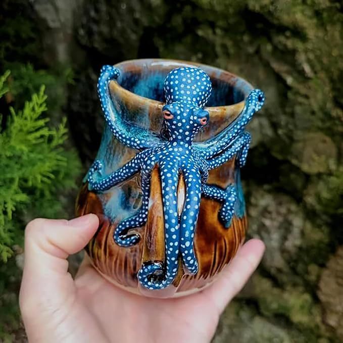 Decorative octopus-Themed Mug Kalsten