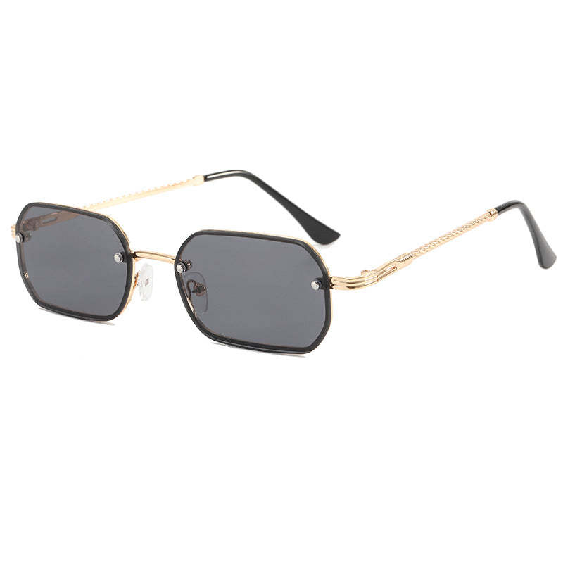 Women's stylish octagonal sunglasses with luxurious metal frame Kalsten