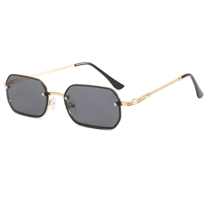 Women's stylish octagonal sunglasses with luxurious metal frame Kalsten
