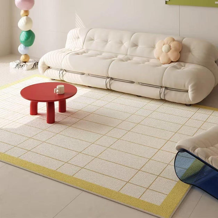 Grid Pattern Decorative Area Rug Kalsten