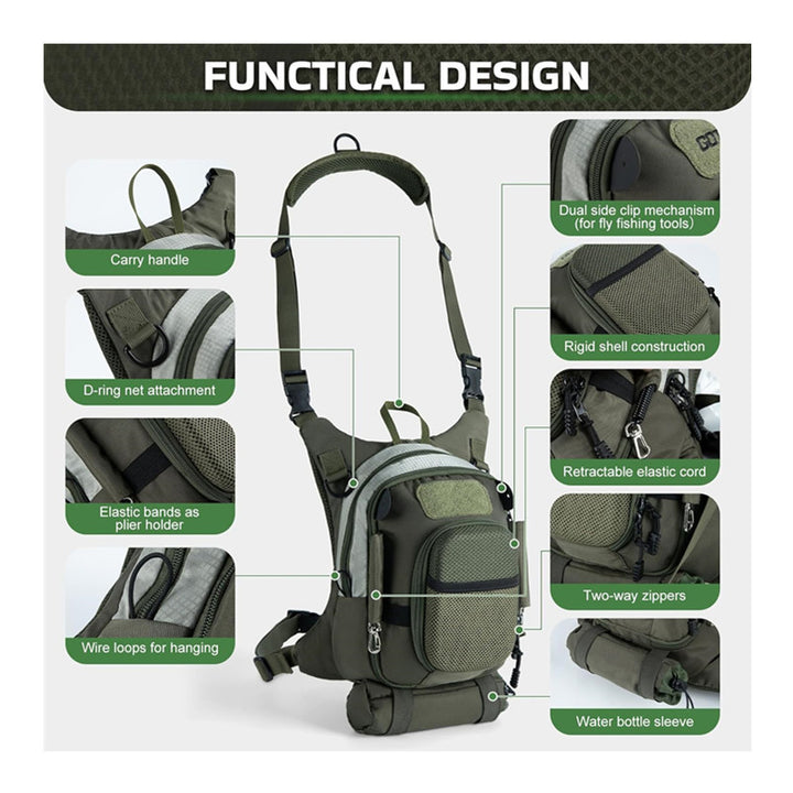 Tactical Outdoor Sling Backpack Kalsten