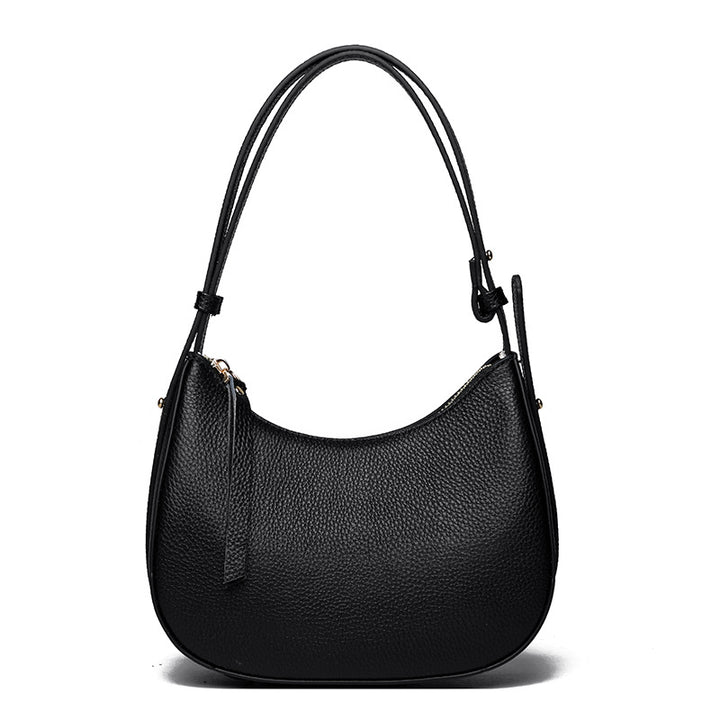 Stylish Pebbled Leather Hobo Bag Kalsten